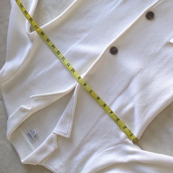 J. Crew Sweater Blazer Cream Ponte Knit Classic Stretch XS Professional - Picture 6 of 16